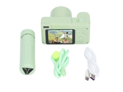 2.4in Digital Camera Ips Screen 8x Zoom High Definition Front And Rear Dual Lens Autofocus Vlogging Camera For Photography Green LAXISCREED