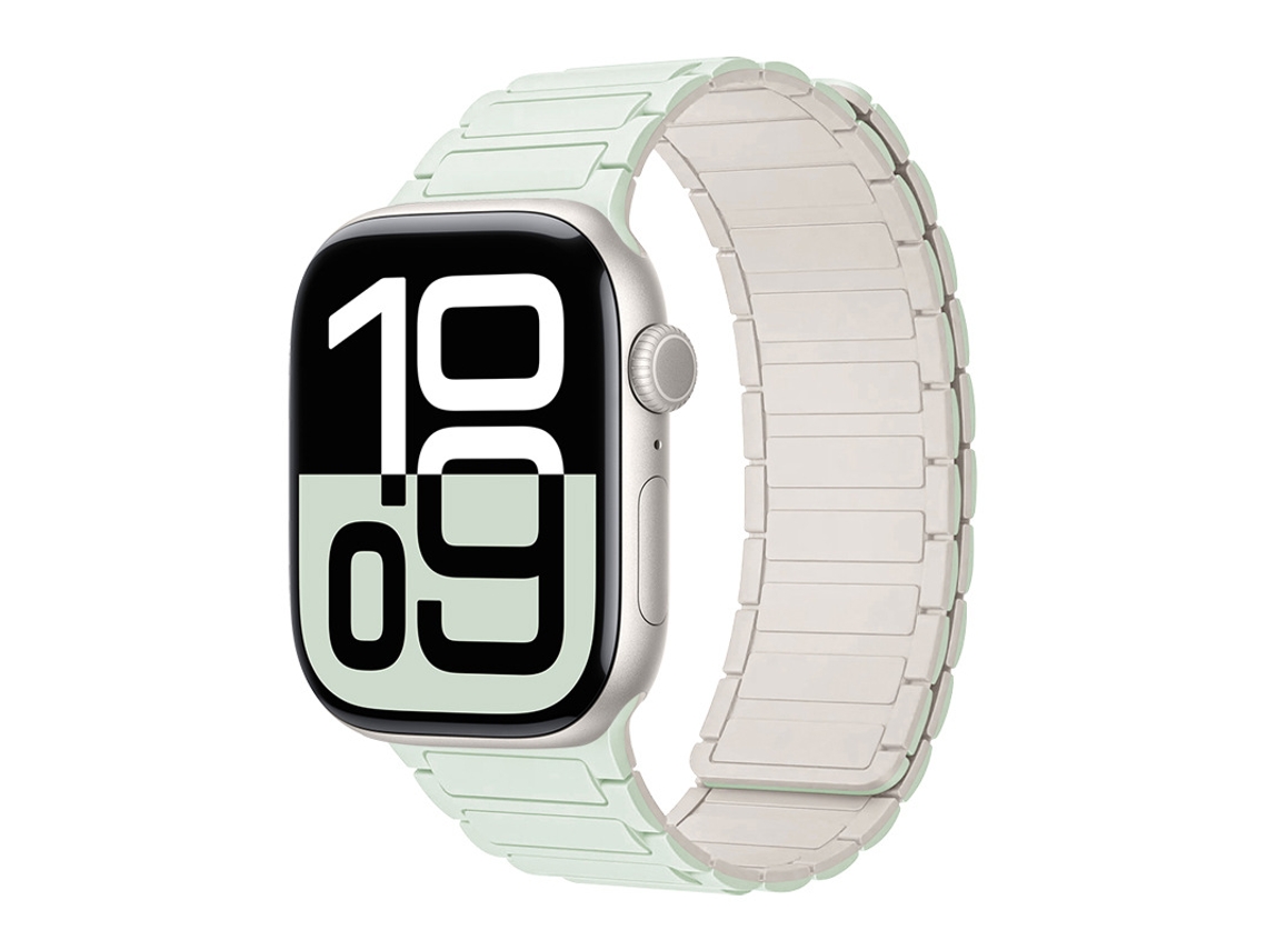 Bracelete Para Apple Watch 38/40/41/42mm Menta Pálida-estrela Cuich