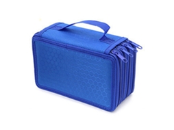 Estojo para Lápis, Grande Capacidade, 2 Compartimentos, com Alça, Tecido Oxford AQUAFORGE