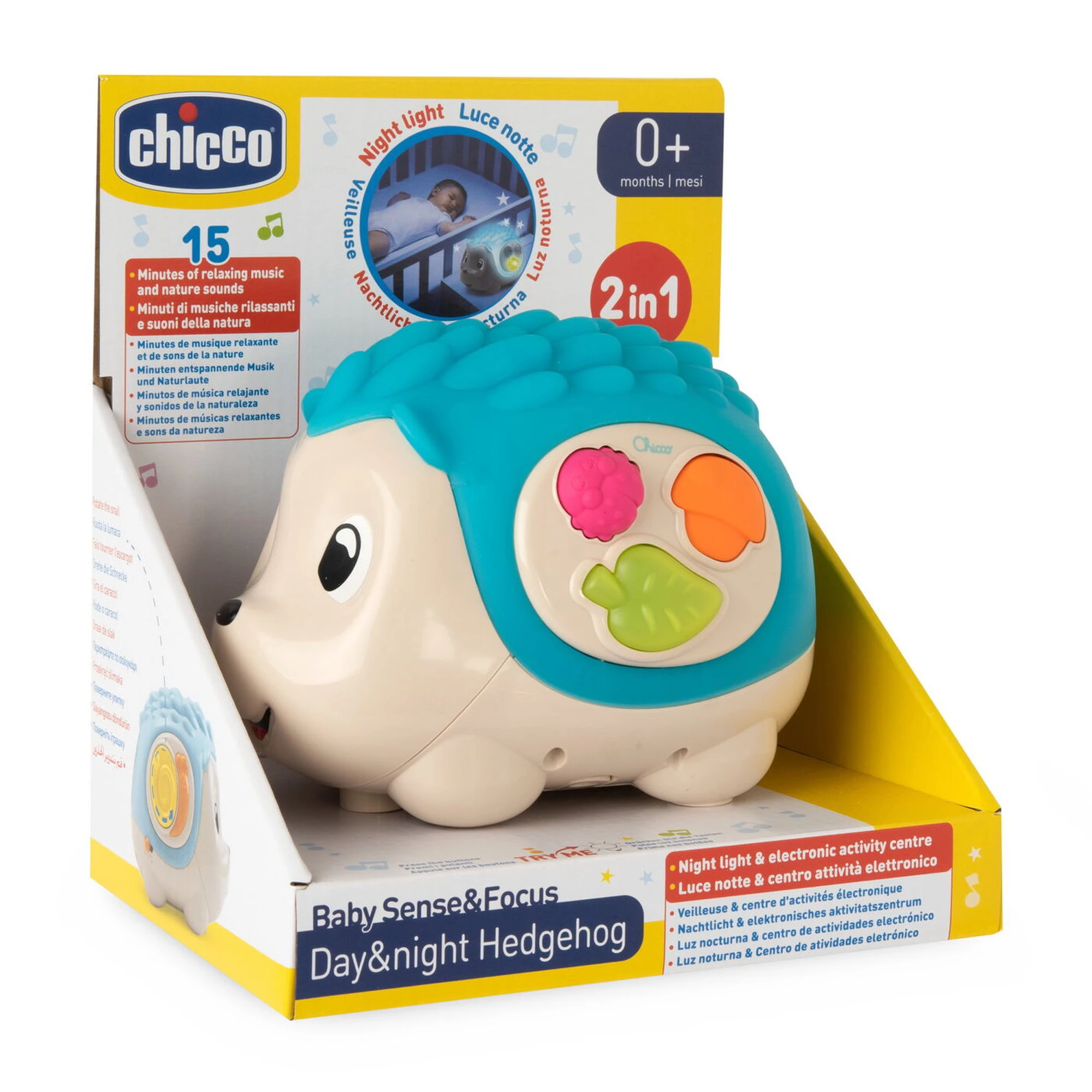 Baby Sense & Focus Day&night Hedgehog 0m+
