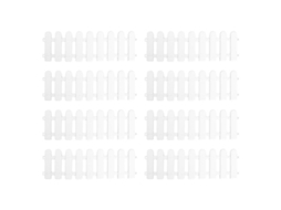 Cerca de Plástico 8Pcs ALLINLESS