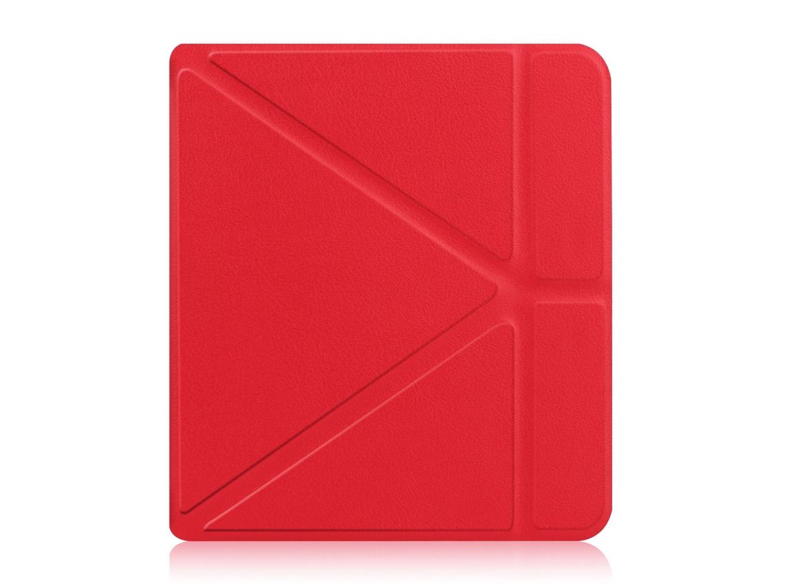 Lurelia Capa Ereader Para Kobo Libra 2 2021, 7 Polegadas, Vermelho, Design Fino
