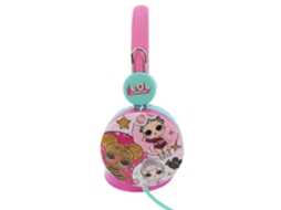Auscultadores Surprise Glitterati Fios Fita OTL Rosa