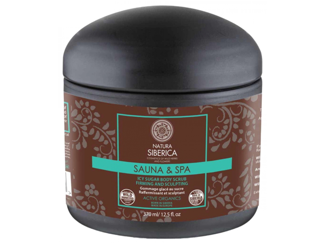 Esfoliante reafirmante e modelador de açúcar gelado 370 ml NATURA SIBERICA