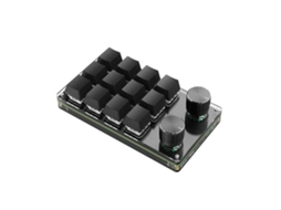 Teclado Sem Fio Compatível Com Bluetooth Com Botão Macro Personalizado, Teclado De 3 A 12 Teclas Everley891
