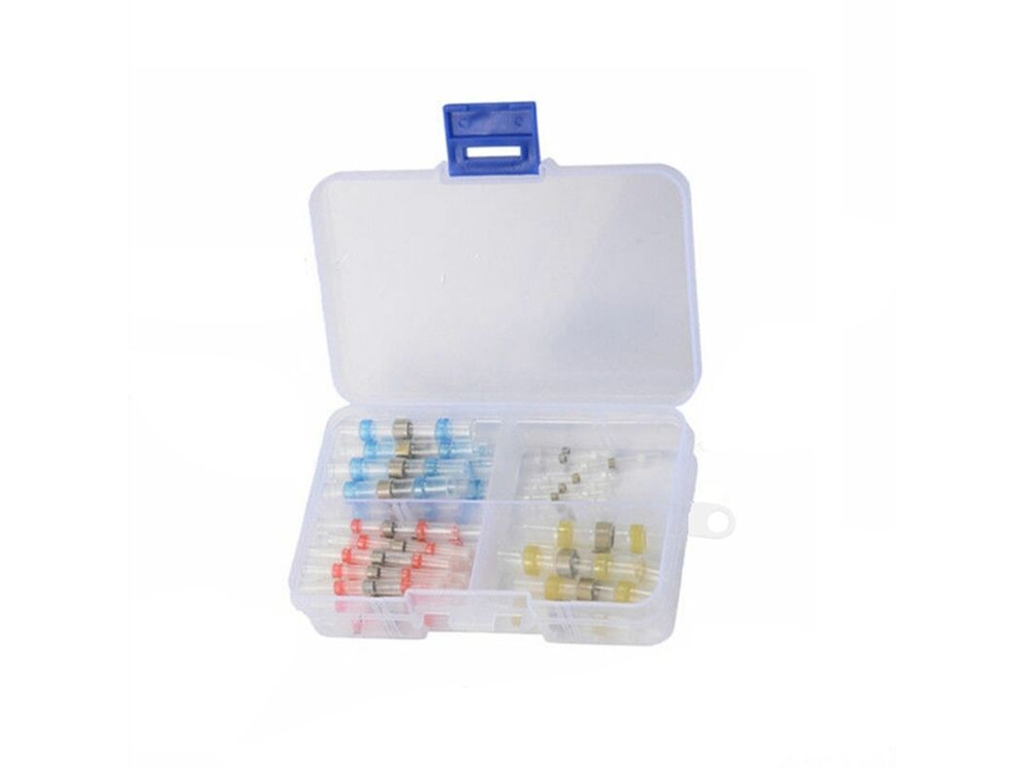 Conjunto De 50 Conectores Solda Com Vedação, Conectores De Solda Termocontráteis Isolados À Prova D'água, Para Emendas