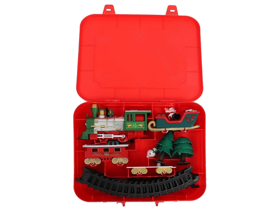 Comboio De Natal Elétrico Com Carris Para Crianças
