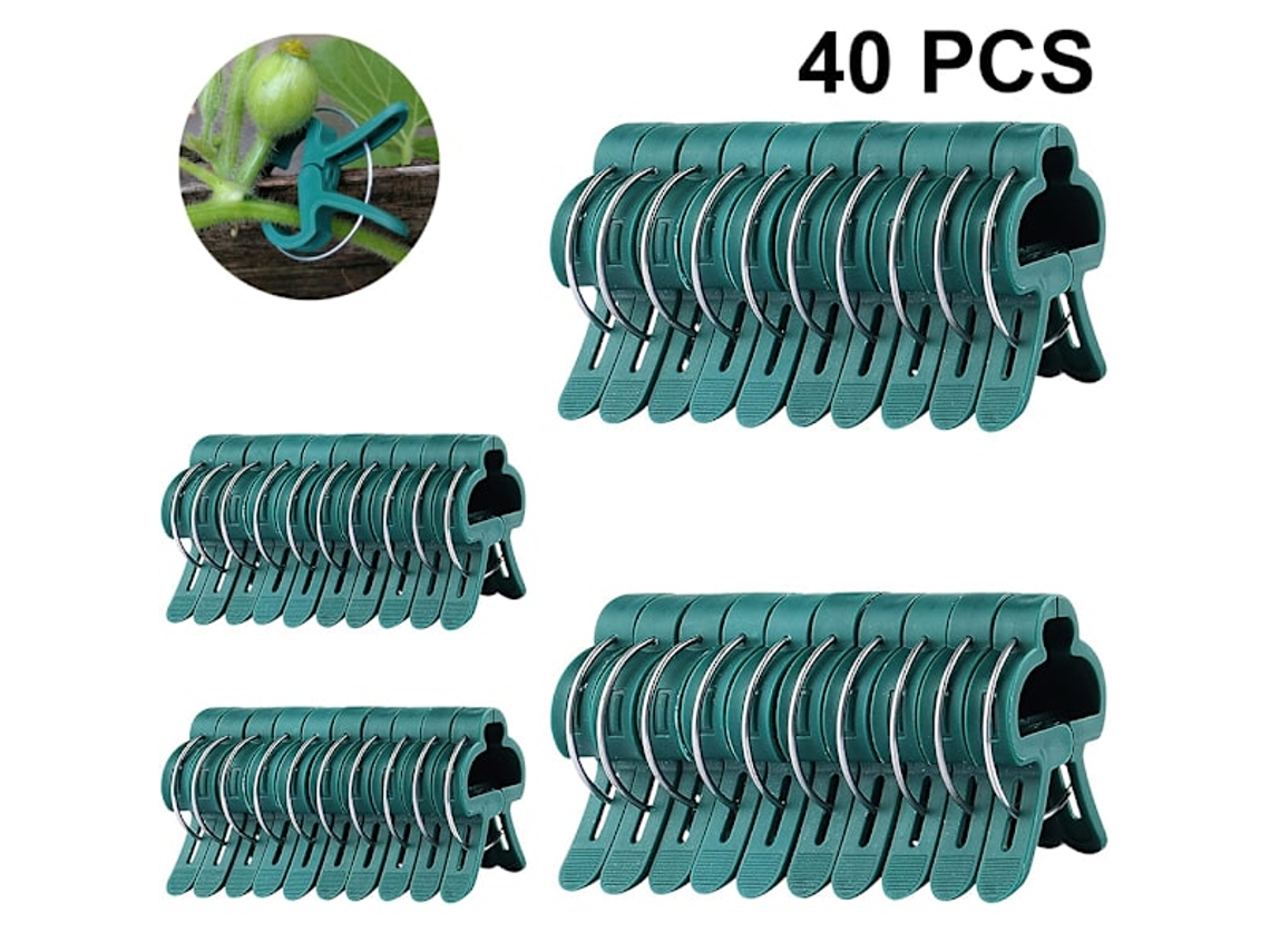 Conjunto De 40 Prendedores Para Plantas E Tomates.