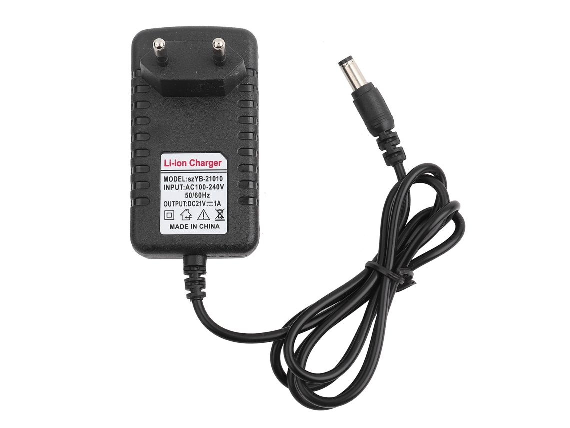 Carregador Adaptativo Mali de Bateria de Lítio com núcleo de cobre espesso 21v/1a para carregamento rápido e seguro
