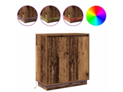 Aparador Led com Prateleira Madeira Antiga 71x34,5x75 cm MAISON EXCLUSIVE