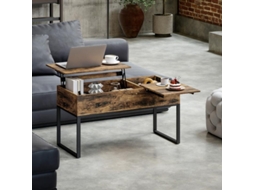 Mesa de Centro Elevatória com Compartimento Oculto e Fechamento Suave 100x45x67 Cm MEGA ECHO TRADE SHOP