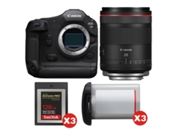 Eos R1 + Rf 20mm F/1.4 L Vcm + 3 Sandisk 128gb Extreme Pro Cfexpress Type B + 3 Canon Lp e19 + Ebook “20 Dicas para Fotos Que Impressionam” CANON