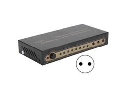 Conector de Alimentação Monosaudio CHABERLU, cobre puro, ouro 24k, fêmea, modelo 100 250vm103g