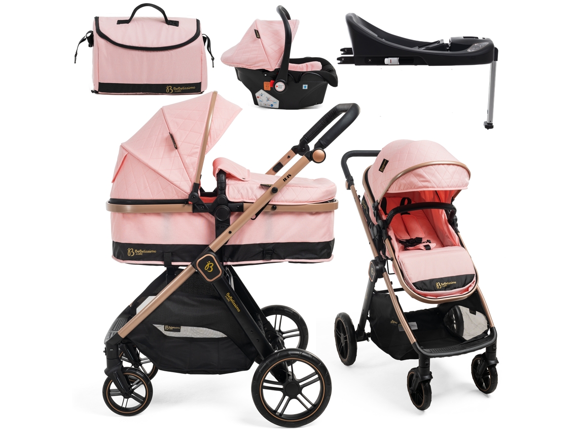 Porta-bebê Trio 3 em 1 - 0-22 kg Bebelissimo - Iris - Com base Isofix