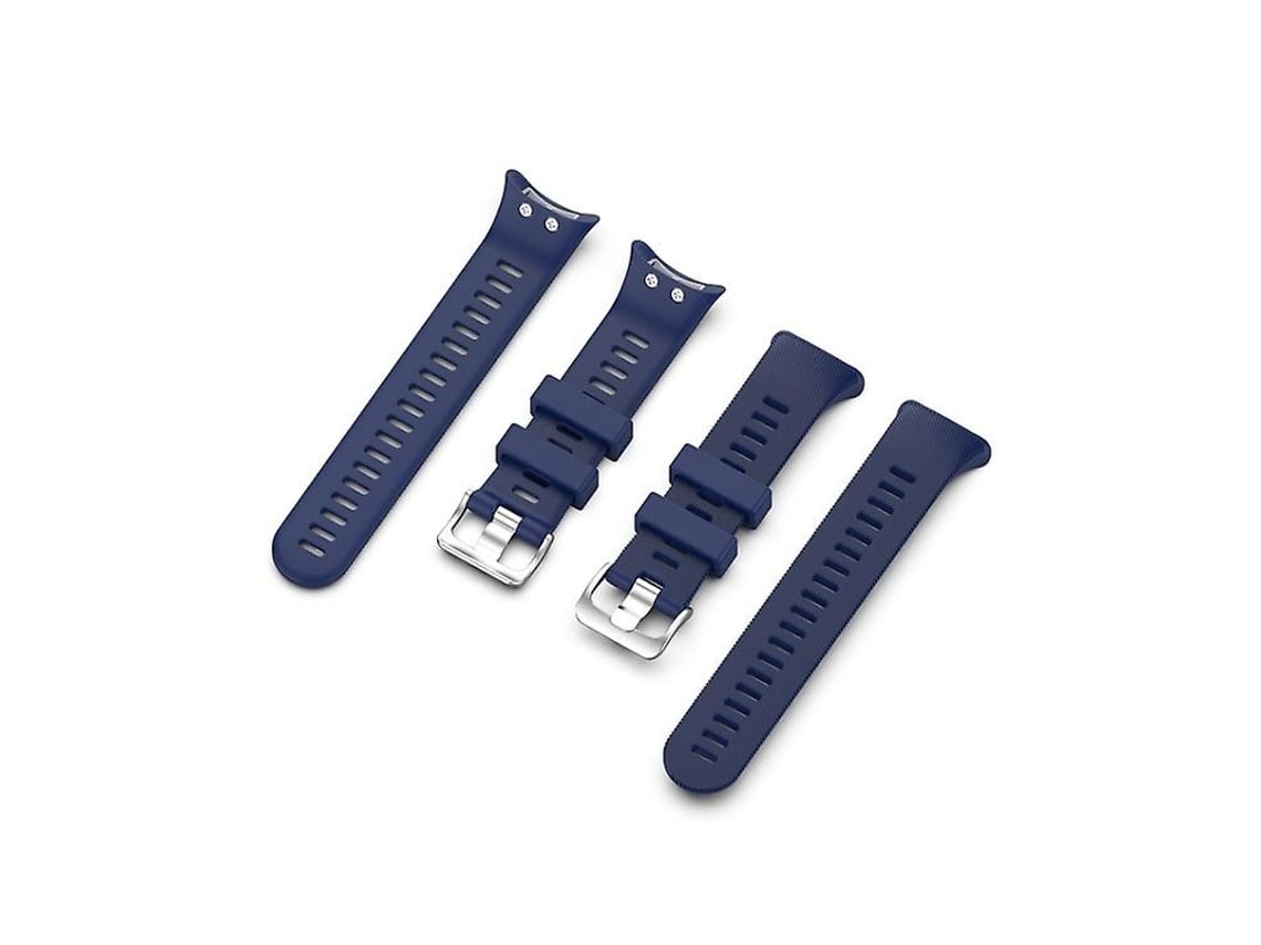 Lurelia Pulseira De Relógio Em Silicone Azul Escuro, Compatível Com Garmin Swim 2