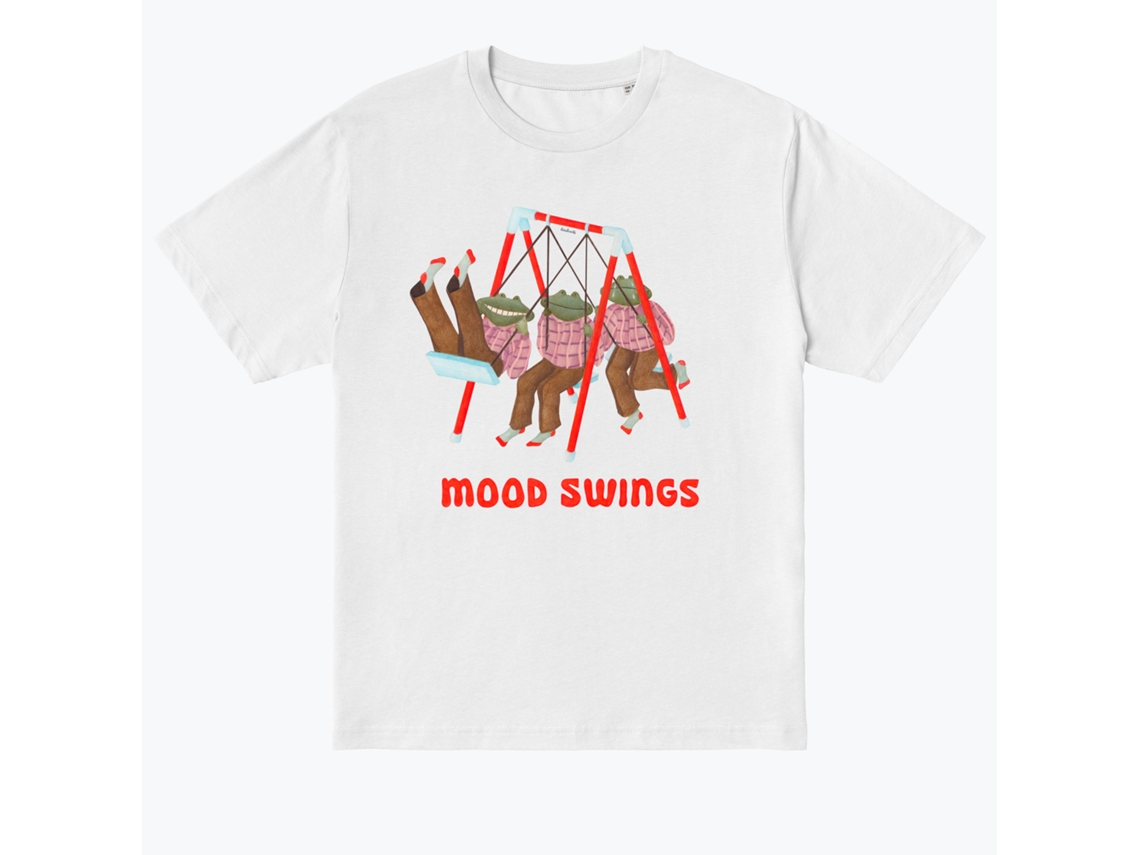 Mood Swings Daukantė White T-shirt-xl