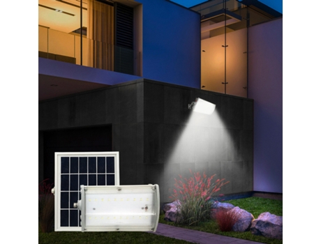 Refletor Led de luz solar 1000 Lumen sensor crepuscular e movimento Zambot