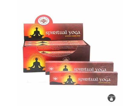 Incenso Yoga Espiritual Green Tree 15Gr X2
