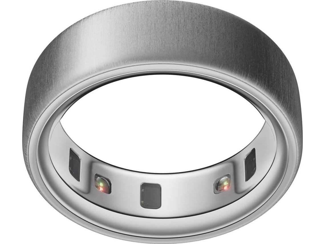 Smart Ring OURA Ring 4 - (Outlet Grade A - Prata Escovada - Tamanho 6)