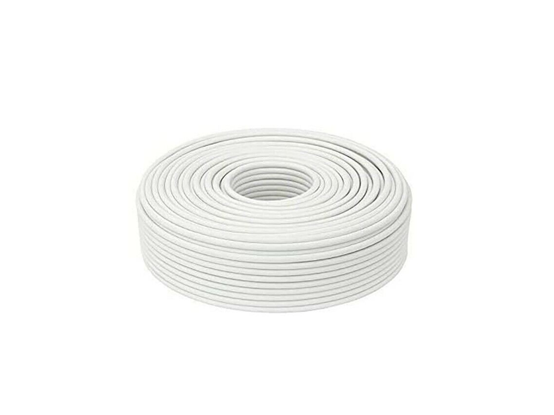 Cabo Coaxial para Antena Tv Bobina 80 Metros Rg6U Tdt Sat