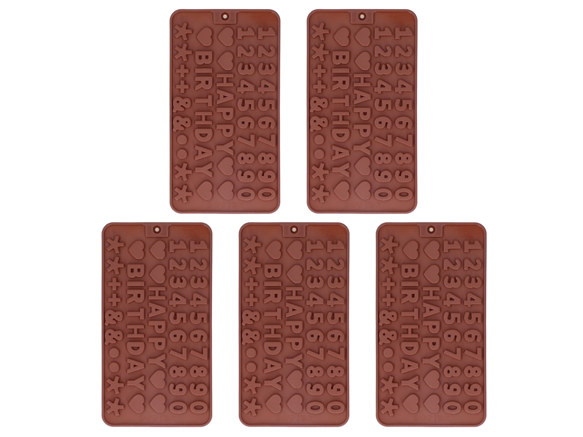 Moldes De Silicone Para Biscoiteira, Chocolate, Pudim E Bolo