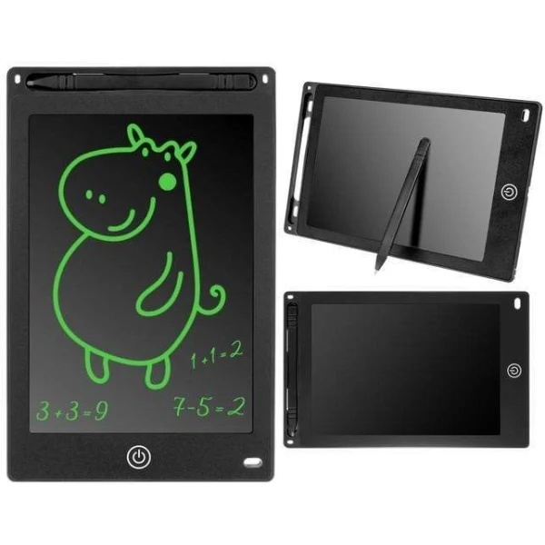 Mesa Digitalizadora Para Desenho Infantil Prática Com Tela Lcd De 8,5 Caneta Preta Aquaforge