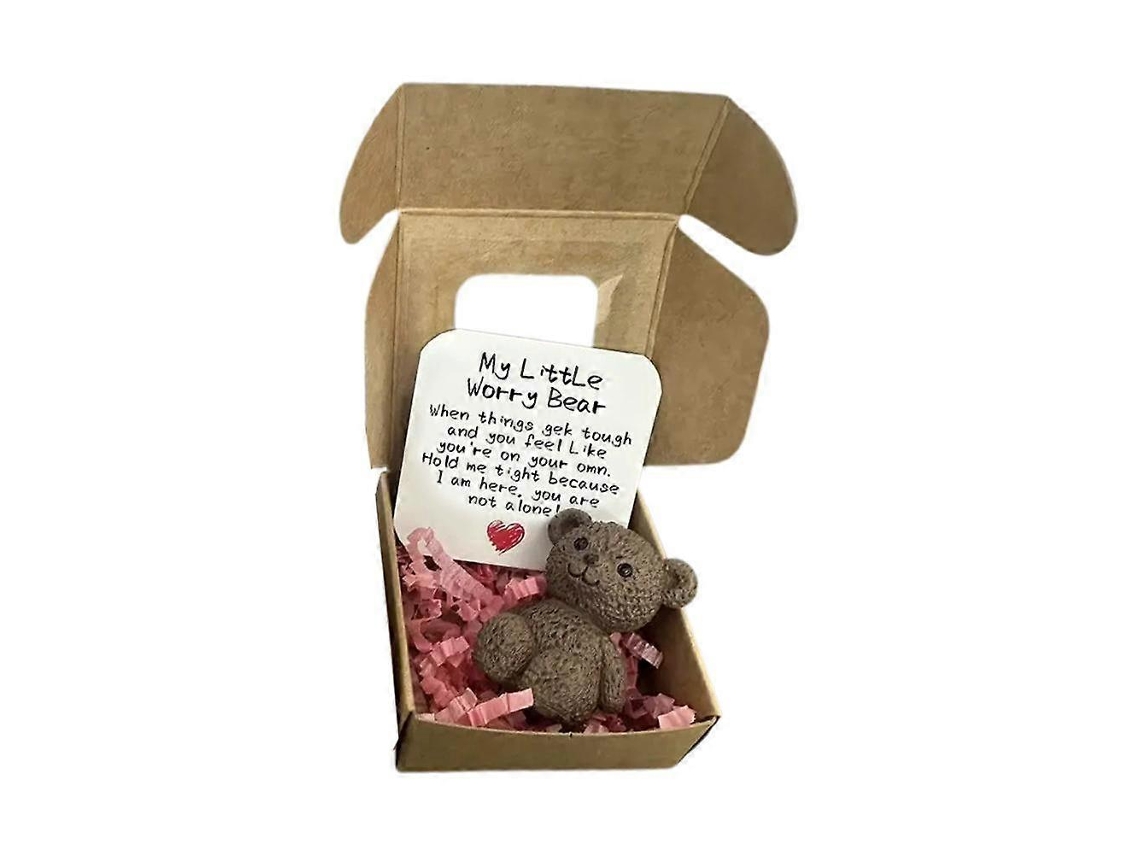 Presente De Urso De Pelúcia Mini Urso De Plástico Em Caixa