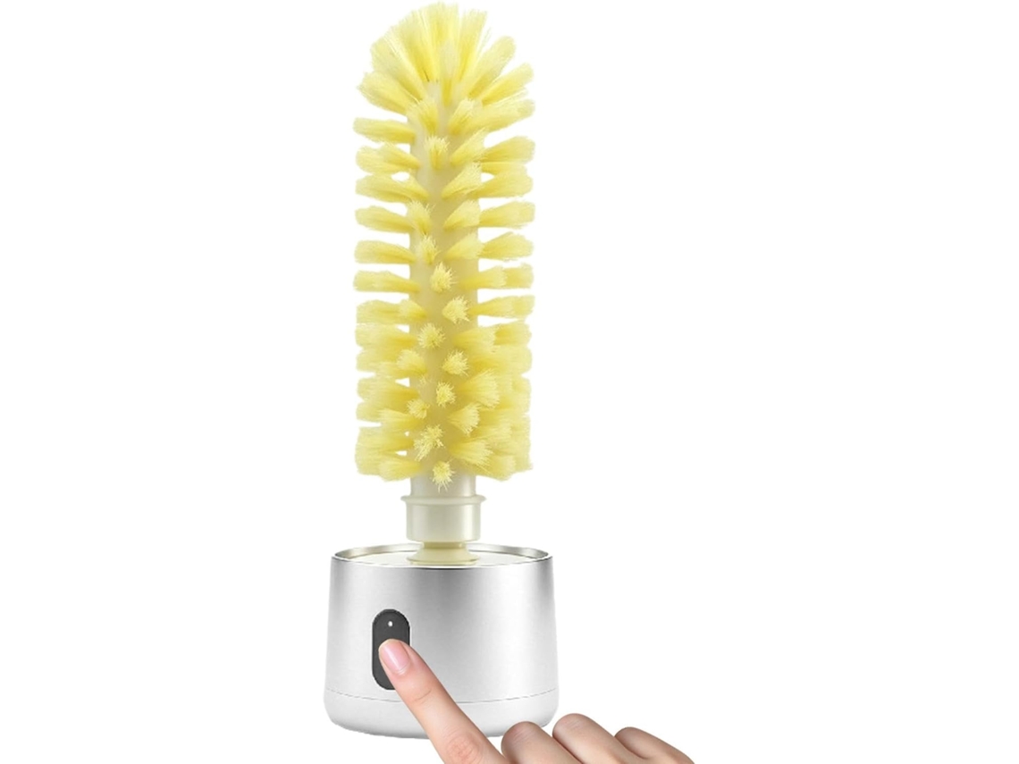 Limpador Elétrico De Garrafas Com Ferramenta Limpeza Escova