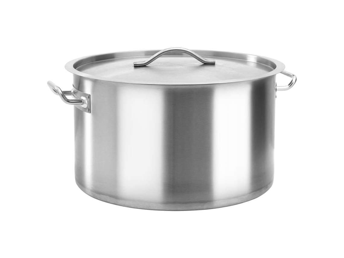 Vidaxl Panela 58 L 50x30 Cm Aço Inoxidável
