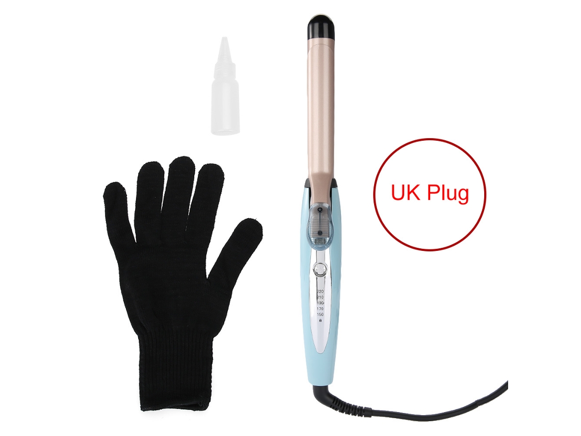 Chapinha De Cabelo Com Clip Portátil 25mm Regulação De Temperatura Tecnologia De Spray Frio Profissional
