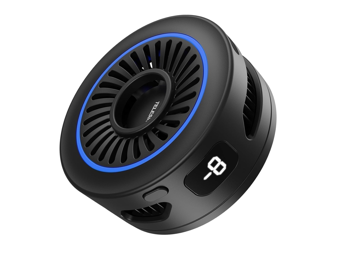 Enfriador magnético para celular Sunny Spaces para juegos y transmisión en vivo, ventilador de enfriamiento para celular