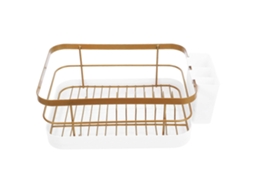 Pratos Corridor Modelo 2025, Dourado, Para Sala de Estar, 34,00 x 29,50 x 16,00 cm, Com Drenagem Ventilada, Conjunto com 1 Unidade. -aquaforge