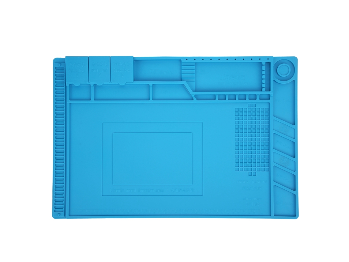 Tapete De Trabalho De Silicone Com Isolamento Magnético, Resistente Ao Calor, Para Solda De Telefones E Computadores, S 160 Brilvibera
