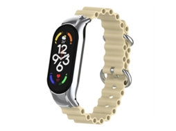 Pulseira De Silicone Respirável Para Xiaomi Mi Band 7, Estilo Náutico
