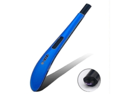 Omni encendedor Eléctrico Usb Recargável Sem Chama para Velas Cozinha Barbacoa Camping Lar Azul