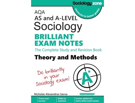 Livro Aqa Sociology Brilliant Exam Notes Theory And Methods A-level De Nicholas A Savva (inglês)