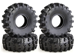 Conjunto de 4 Pneus Borracha 150 Mm para Crawler Rc 1/10 SFUSHOS