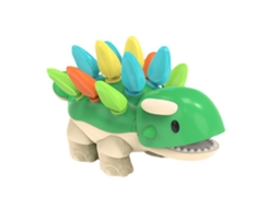 Brinquedo De Motricidade Fina Dinossauro: Brinquedo Sensorial Montessori Para Bebês Com Espinhos E Desenvolvimento Sensorial
