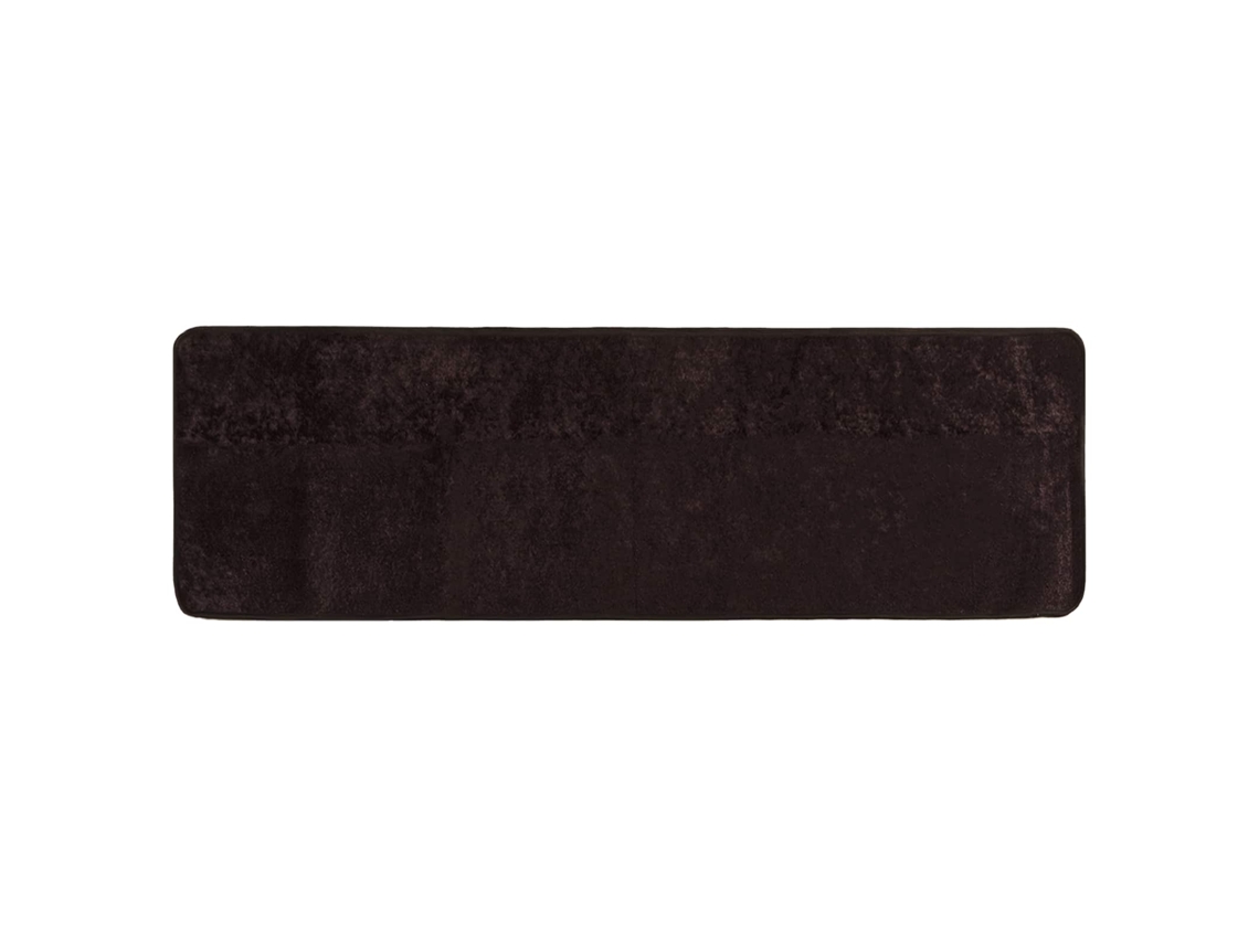 Conjunto 1 Tapete Runner Vidaxl Antracite Poliéster (100 X 350 Cm)