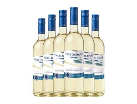 Vinho branco TWO OCEANS Vineyard Selection Sauvignon Branca Western Cape (0.75 L - 6 Unidades)