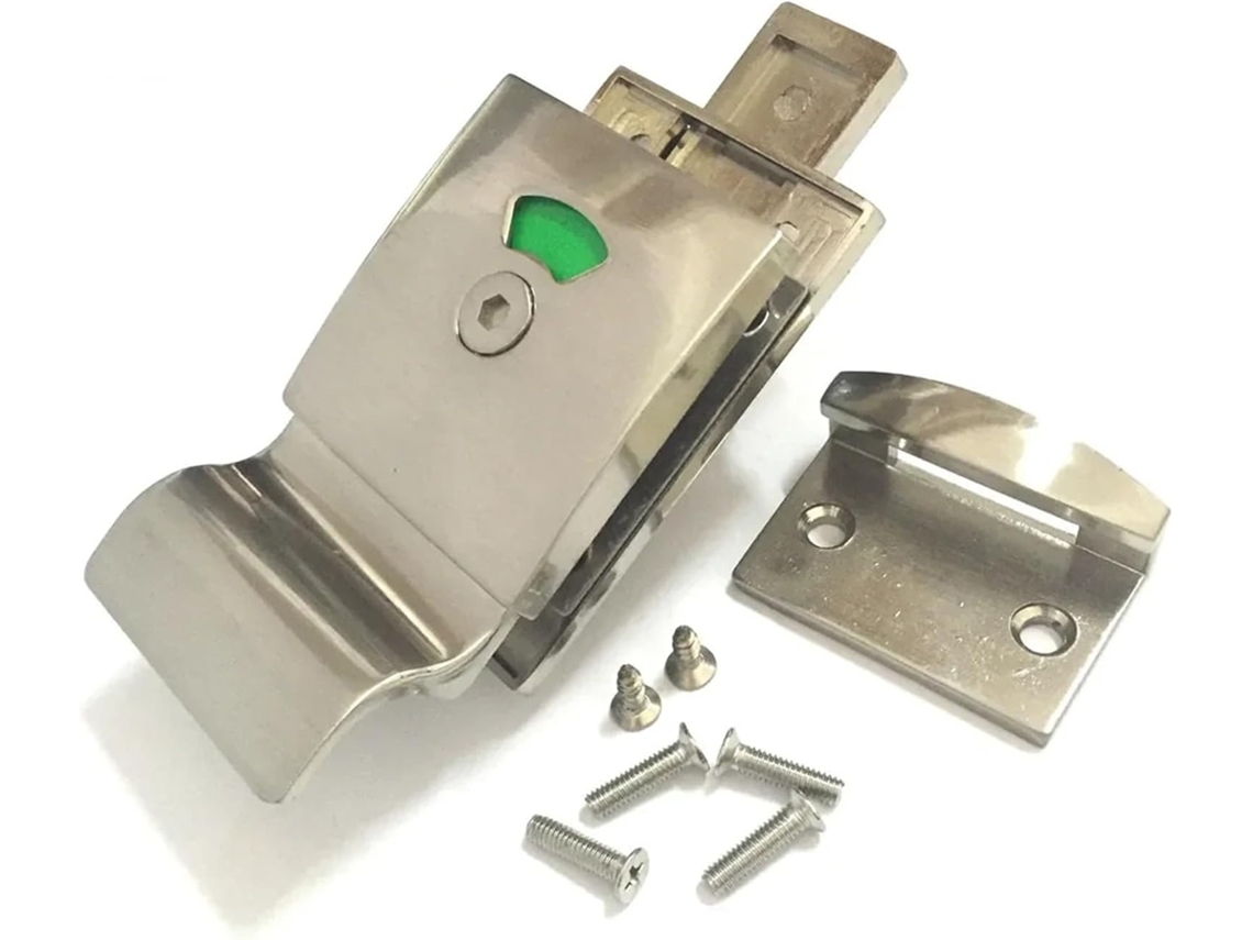 Fechadura De Porta Vaso Sanitário Quadrada Em Liga Zinco, Estilo Simples, Para Acessórios De Banheiro Faça Você Mesmo