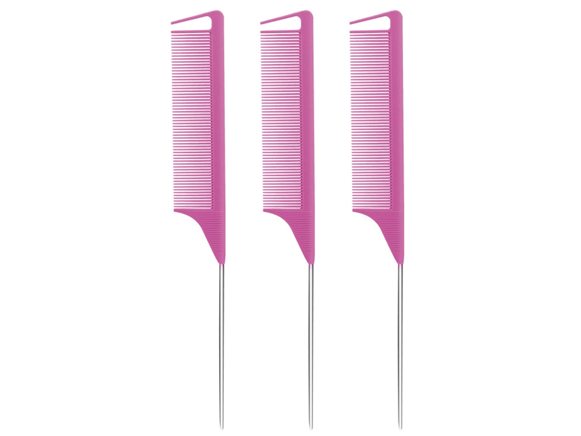 Pentes Para Cabelo Com Pontas Triplicadas, Pentes Femininos Antiestáticos E Resistentes Ao Calor Rnemitery