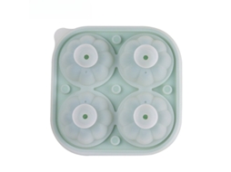 Forma De Gelo Em Forma Abóbora Halloween Ideal Para Festas De Outono E Ação De Graças, Decoração De Bebidas Para Bar. Verde Hexinyigjly
