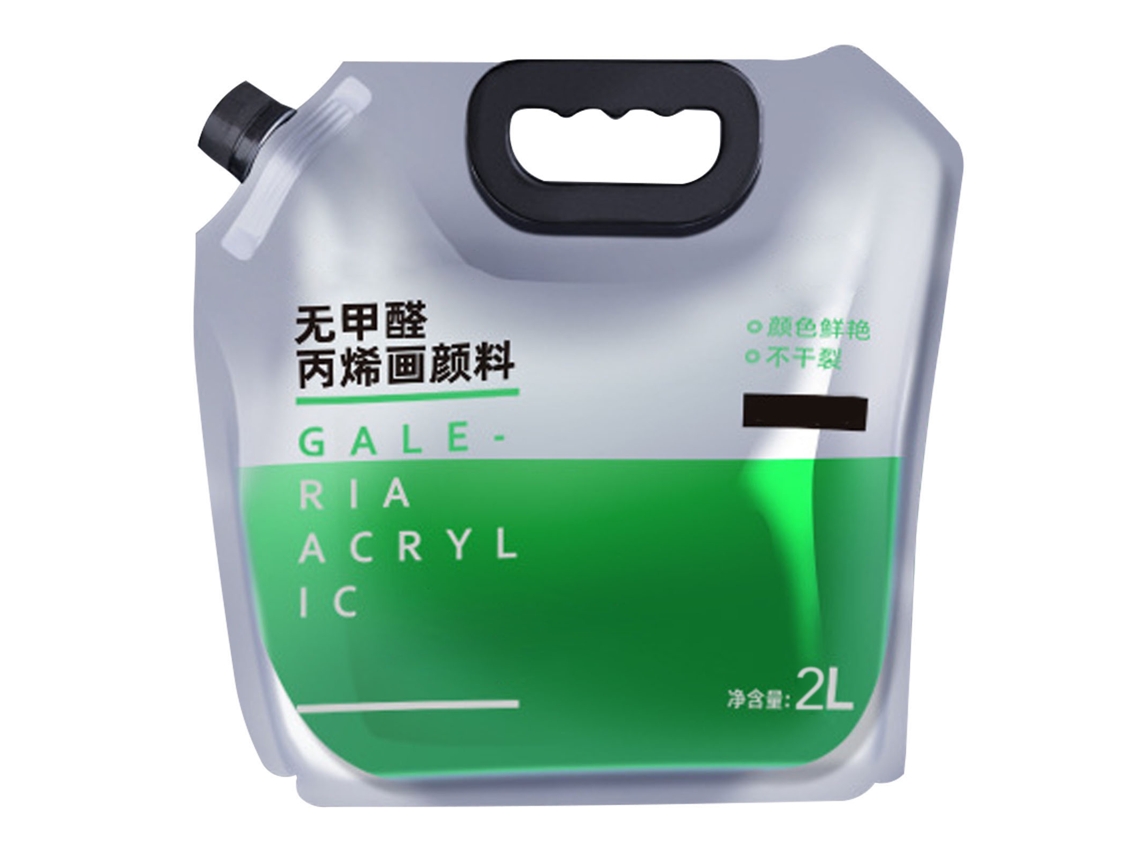 Tinta Acrílica Impermeável E Protetora Solar De Grande Capacidade Portátil Multiusos Verde Claro 2l (5.3lb)