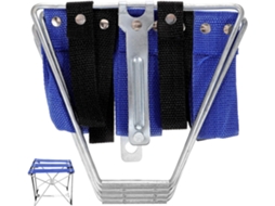 Banqueta HEALEVED em plástico, aço e PE dobrável portátil para camping
