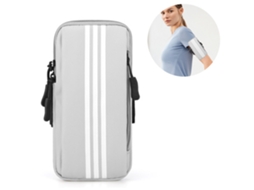 Bolsa De Braço Para Celular Para Corrida Ax3015 - Cinza