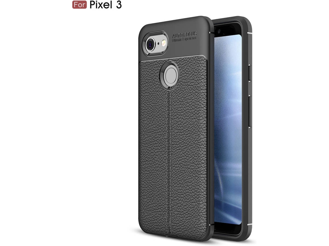 Capa Google Pixel 3 Rugged Leather Preto