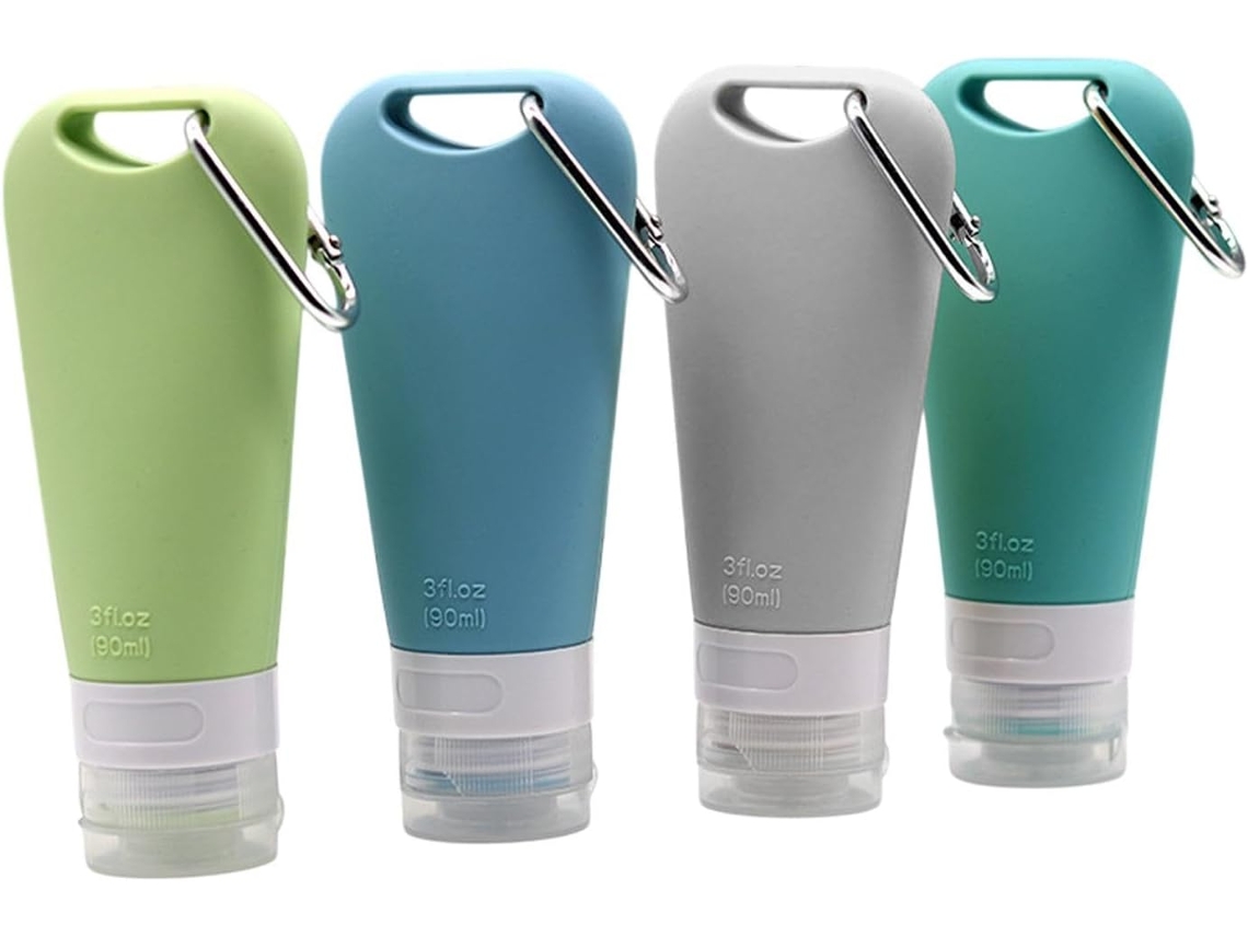 Recipientes Para Ração, Frascos De Shampoo Para Viagem, Frascos De Silicone Vazios Para Gokoco
