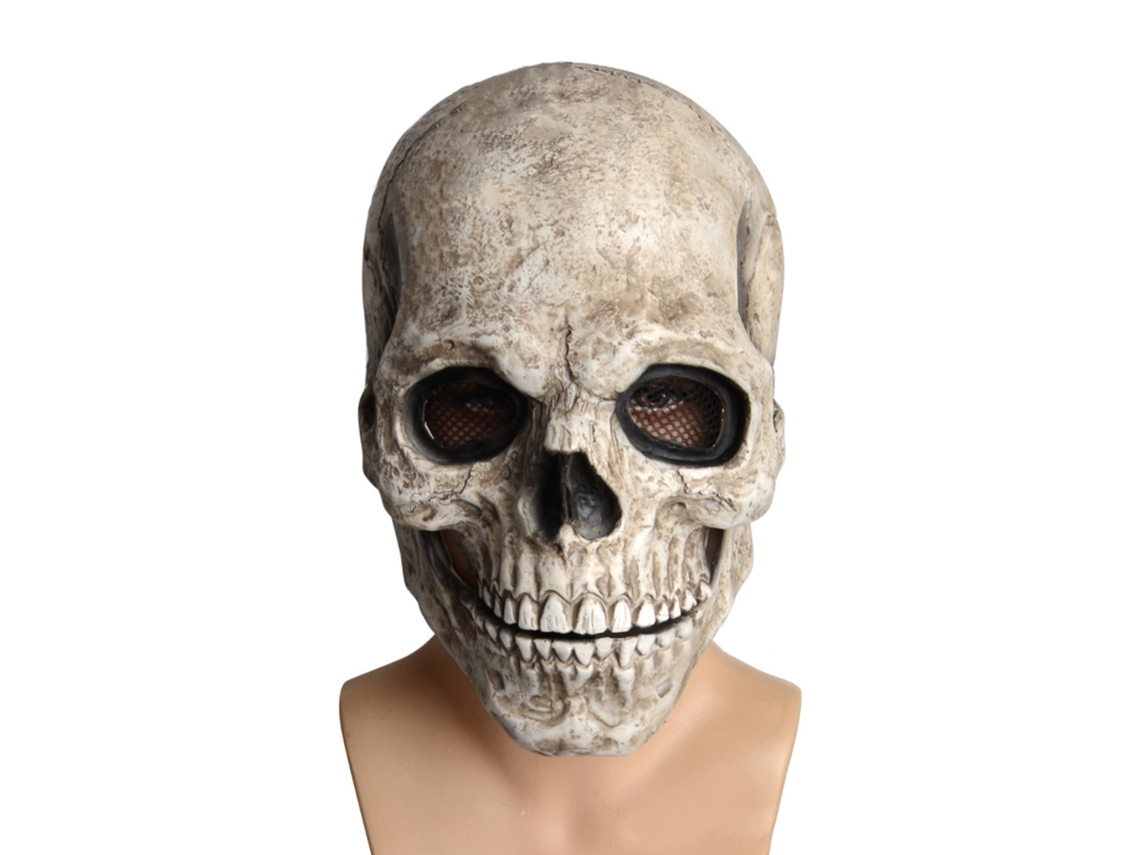 Laxiscreed Máscara De Caveira Com Boca Em Movimento Para Halloween, Estilo Moderno