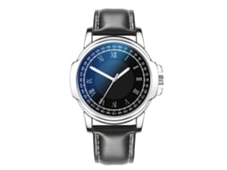 Reloj Cuadrado De Cuarzo Para Hombres Con Correa De Cuero Pu Casual Empresarial Moda Negro